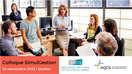 COLLOQUE SIMULGESTION : Inscrivez-vous dès maintenant à cette formation pratique!