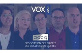 Capsule vidéo VOX POP avec des présidences de sections locales